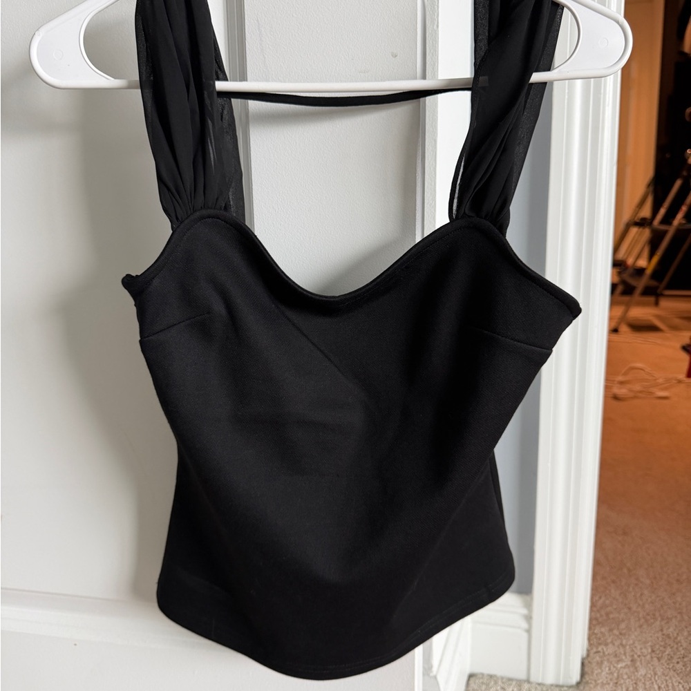 Elegant Black Women's Camisole Top
